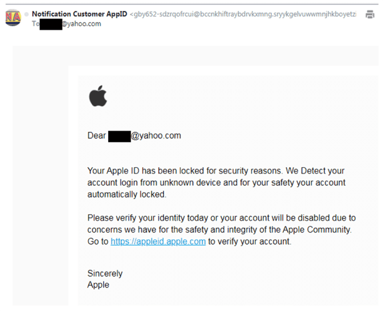 Phishing Screenshot 1